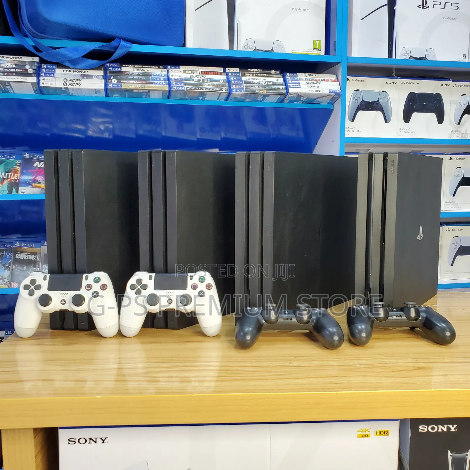 PS4 Pro 1 Original Joystick – ለቤትና Game Zone