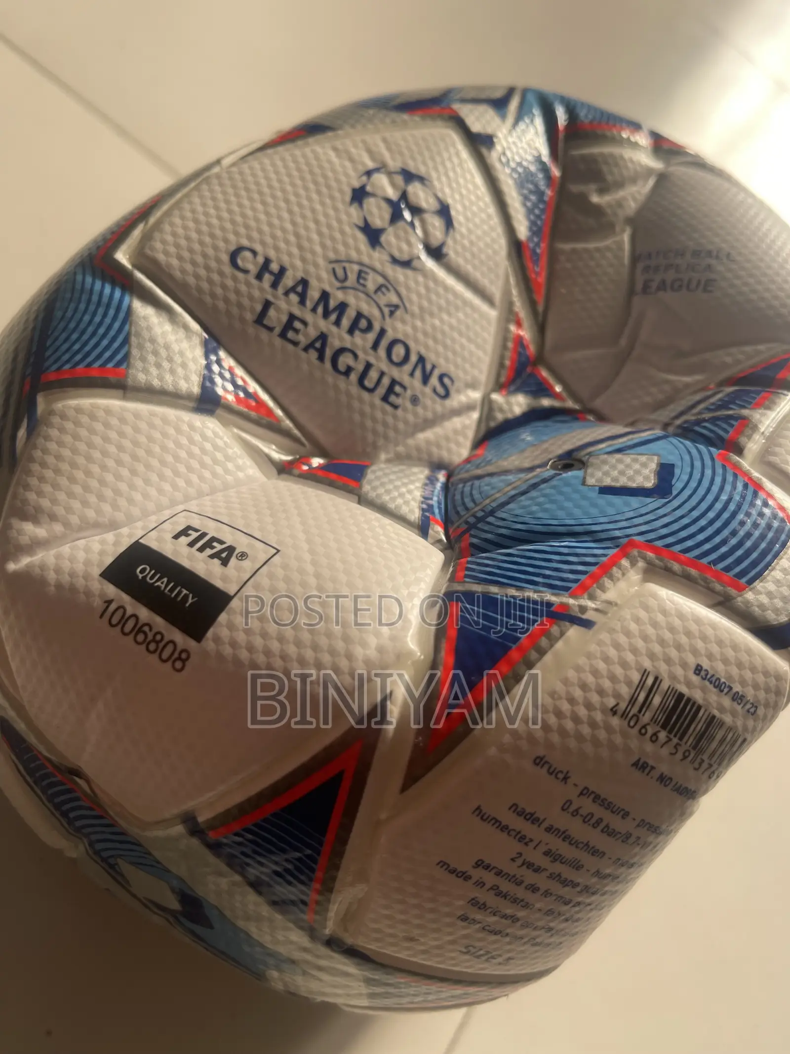Brand-New UEFA Champions League Football