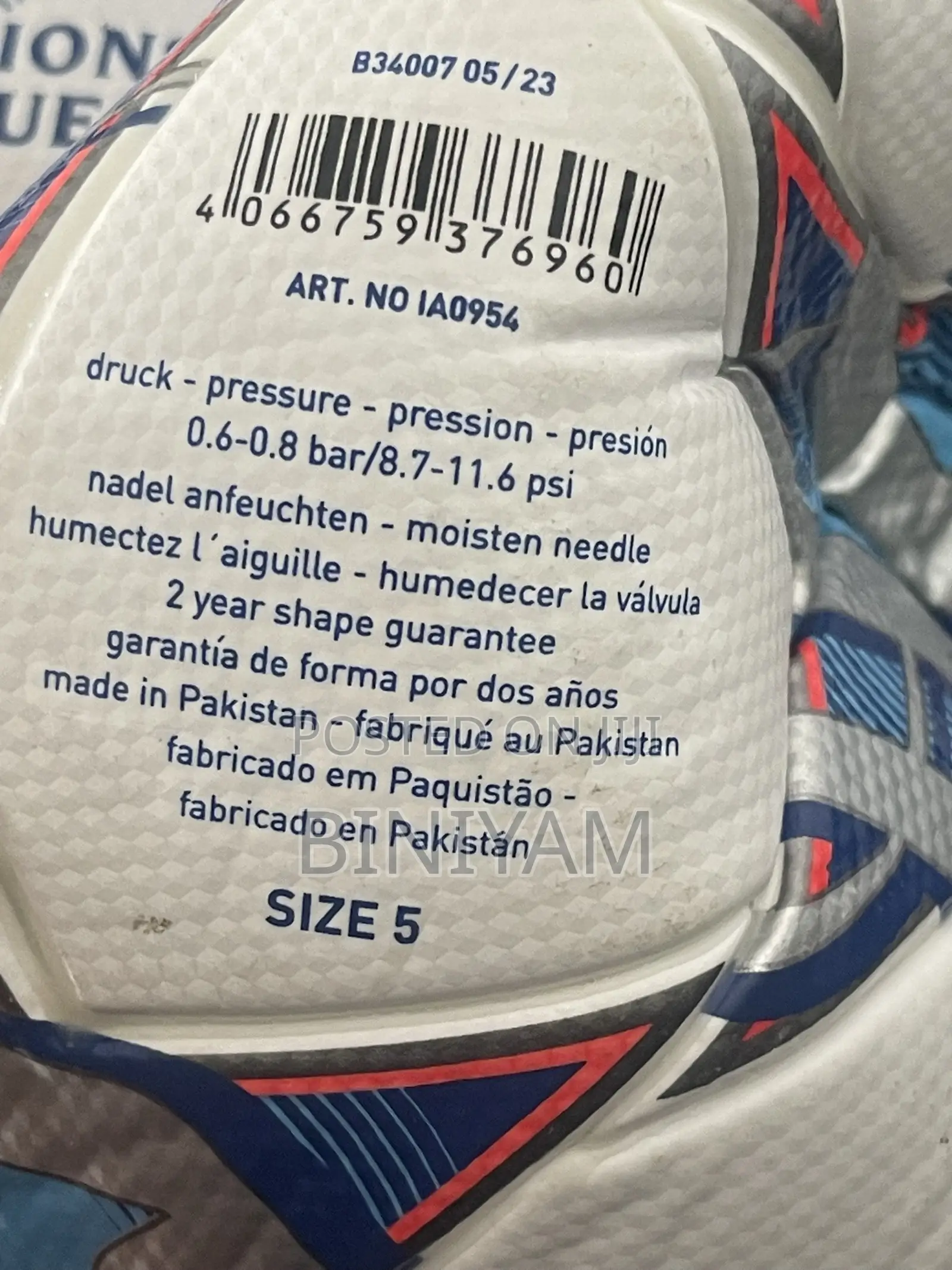 Brand-New UEFA Champions League Football