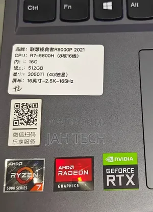 New Laptop Lenovo Legion 5 16GB AMD Ryzen 7 SSD 512GB