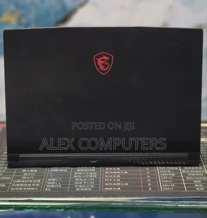 New Laptop MSI GF65 Thin 10UE 16GB Intel Core i5 SSD 512GB