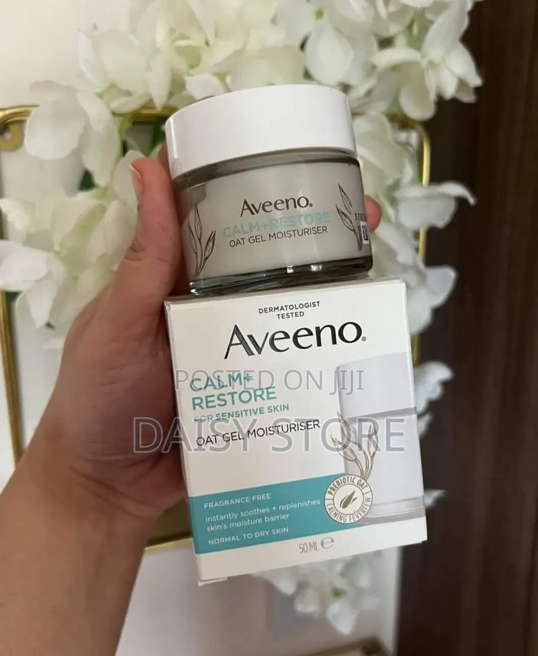Original Aveeno Calm + Restore Oat Gel Moisturiser (50ml) -