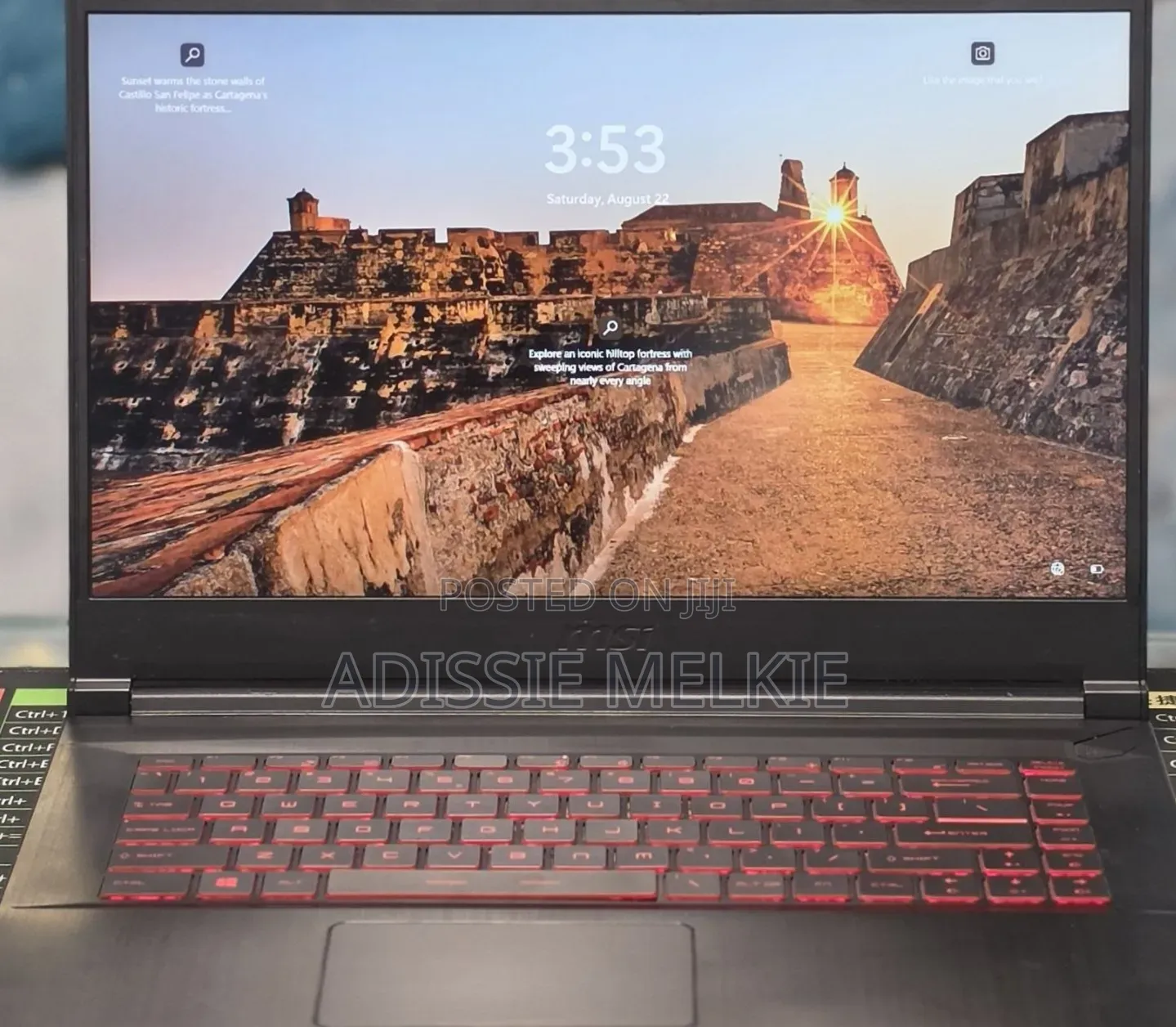 New Laptop MSI GF63 16GB Intel Core i5 SSD 512GB