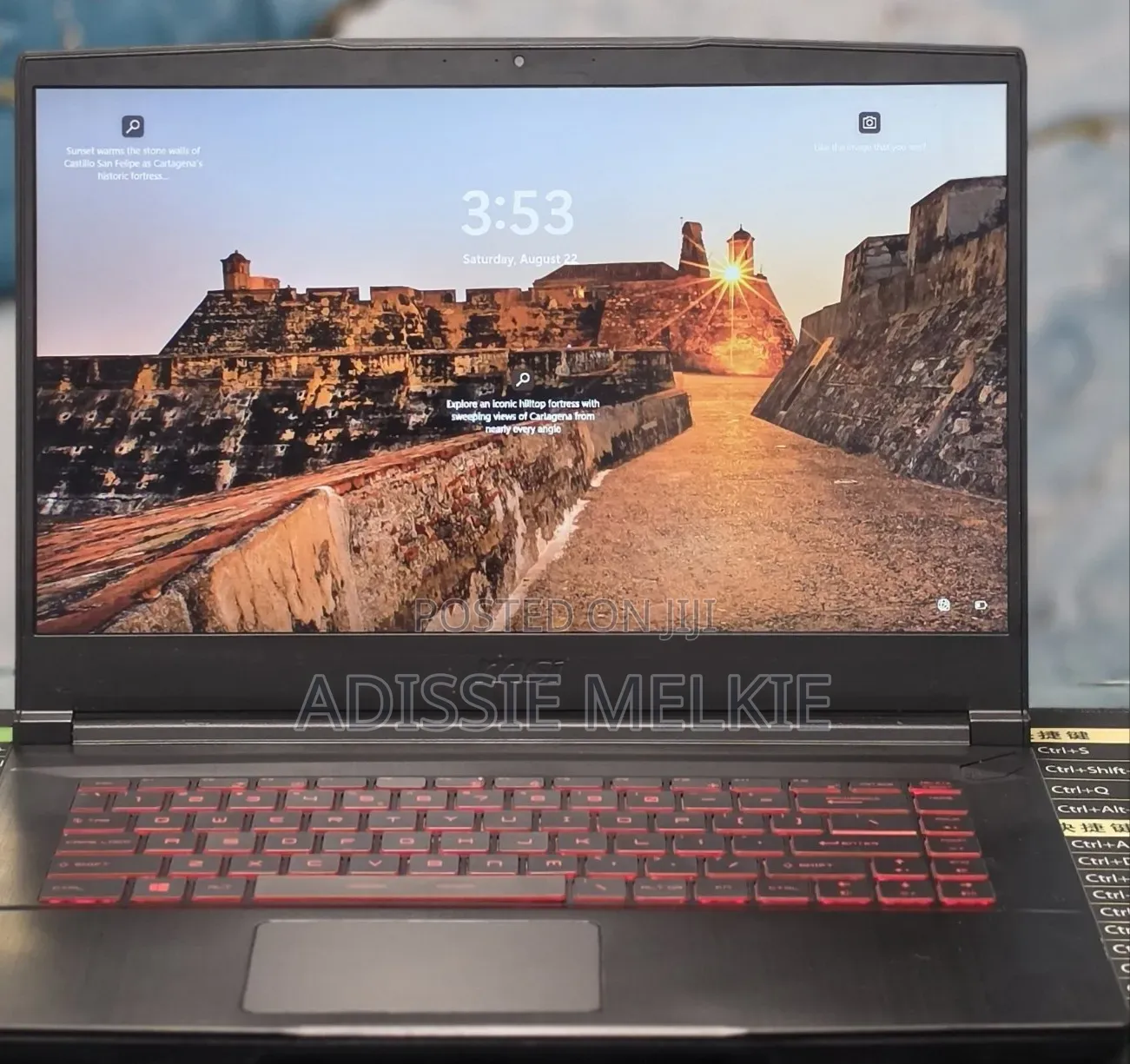 New Laptop MSI GF63 16GB Intel Core i5 SSD 512GB
