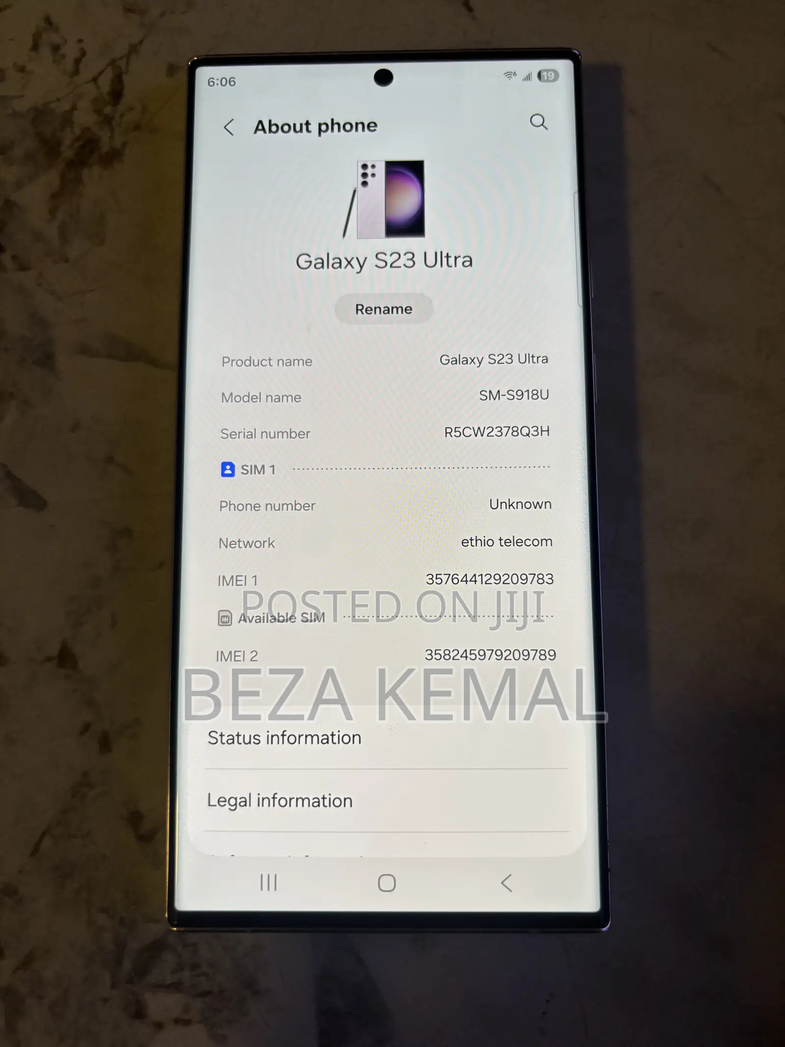 New Samsung Galaxy S23 Ultra 256 GB Pink