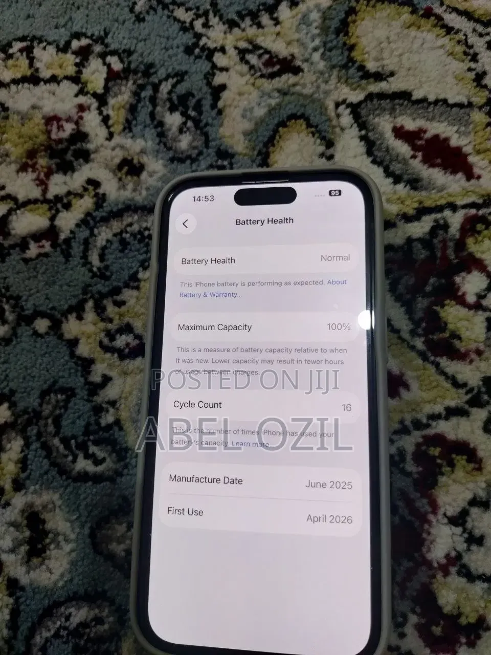 New Apple iPhone 15 128 GB Black