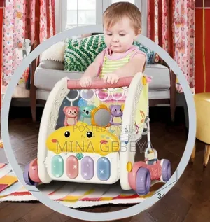 2-in-1 Piano Rack Baby Walker