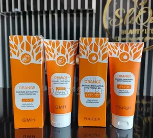 የፊት ማፅጃ እና ማፍኪያ ጄል (Orange Enzymes Exfoliating Brightening Gel)