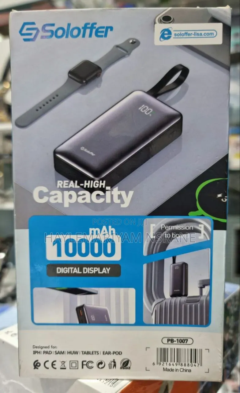 PBmAh Fast Charging Power Bank With Digital Display