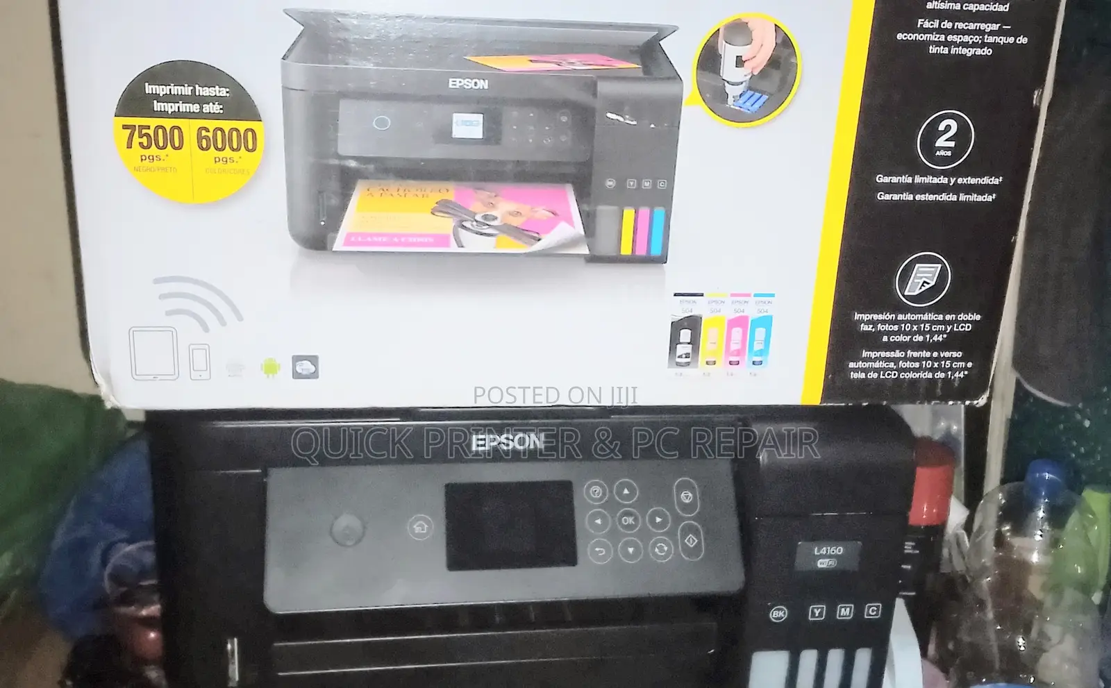Epson EcoTank L4160 Color Printer Additional Features All-in-One
