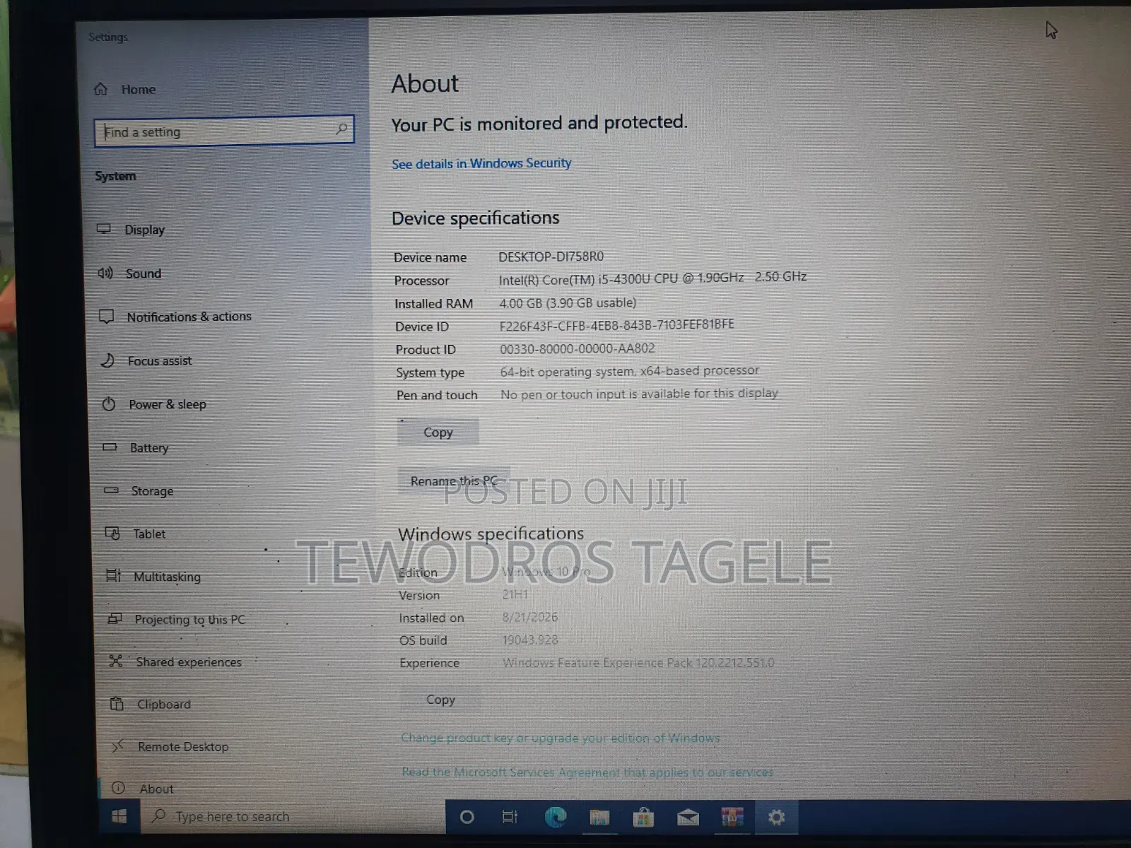 Laptop HP EliteBook 840 G1 4GB Intel Core i5 HDD 500GB