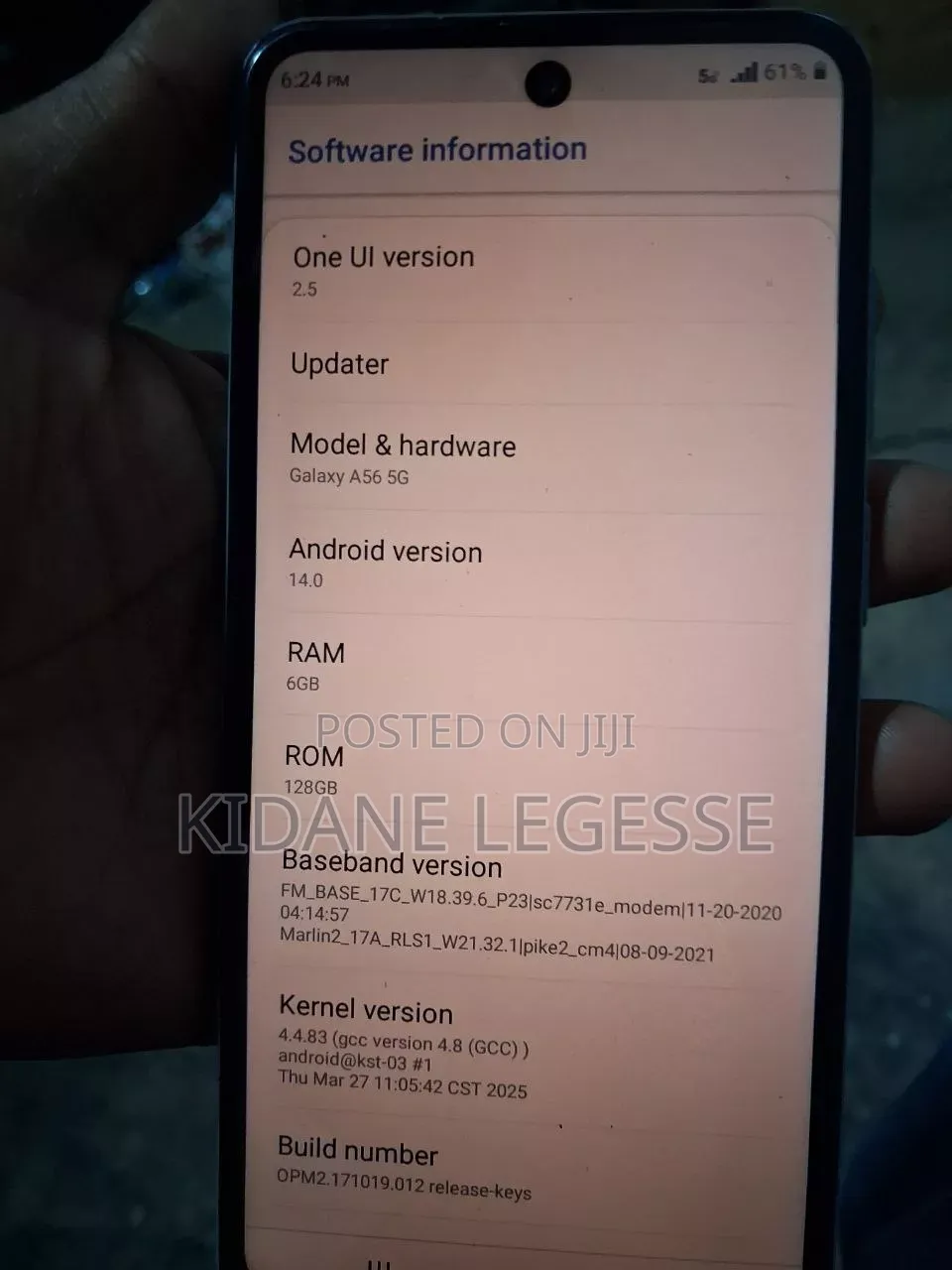 Samsung Galaxy A56 128 GB Blue