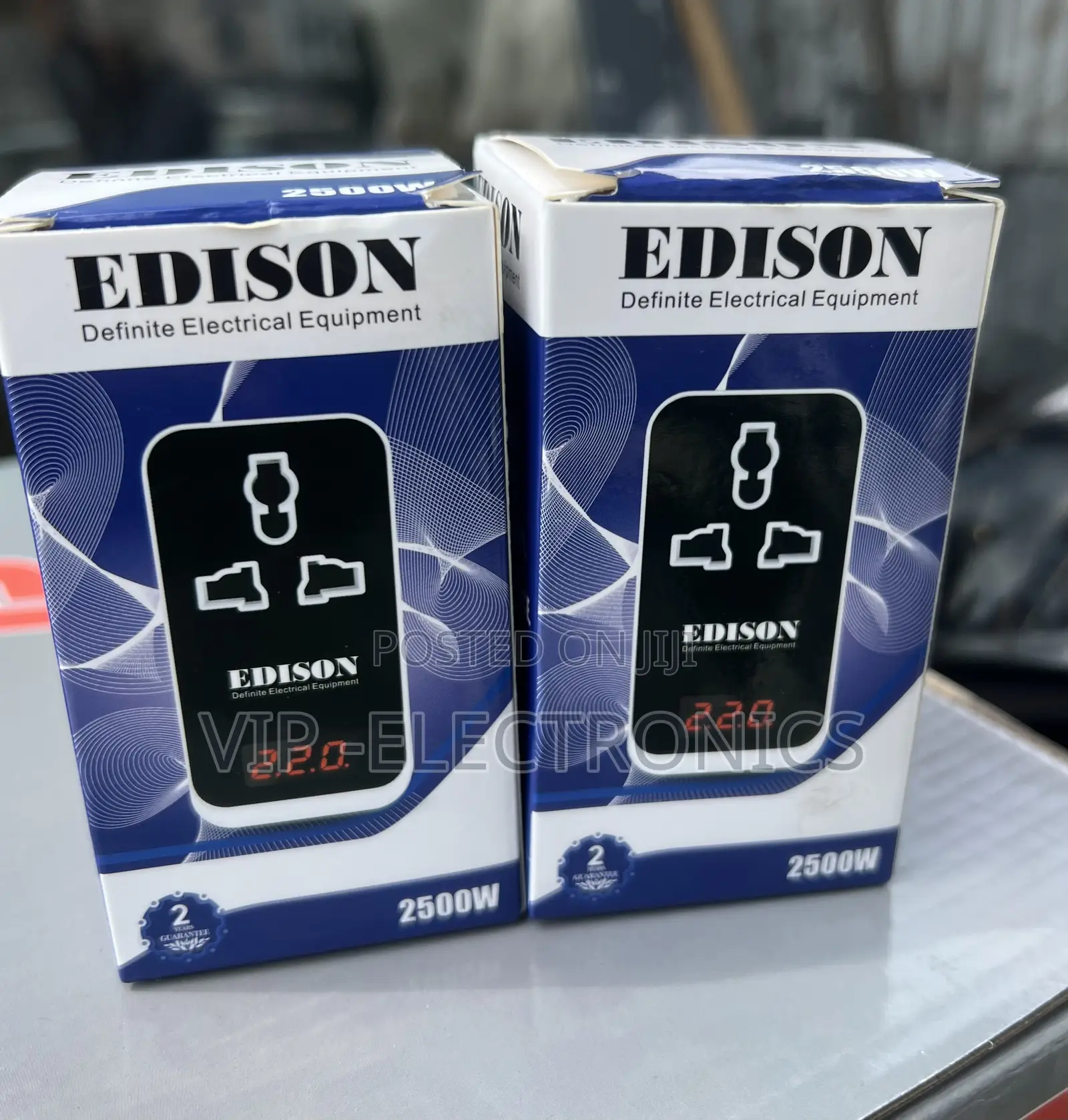 Edison Voltage Guard. 2500W Designed for Appliances Rated Below 2500W,