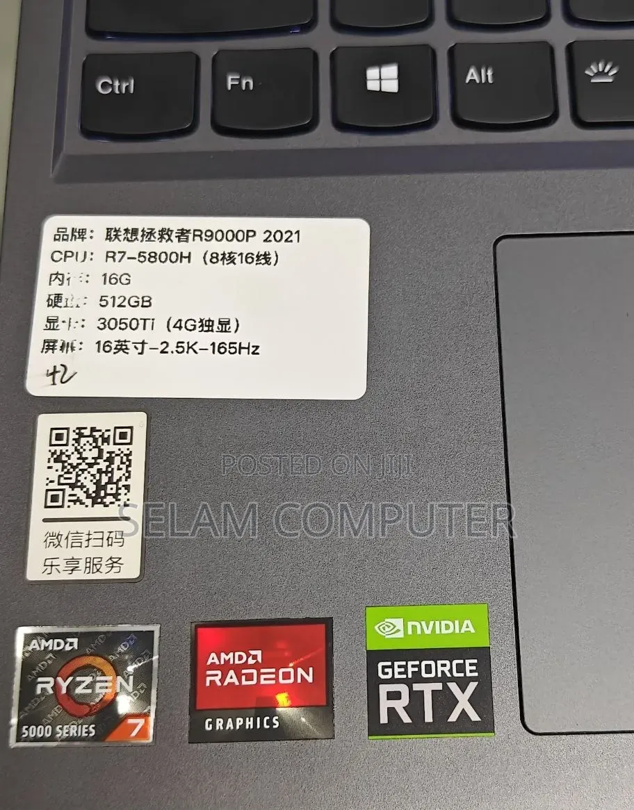 New Laptop Lenovo Legion 5 16GB AMD Ryzen 7 SSD 512GB