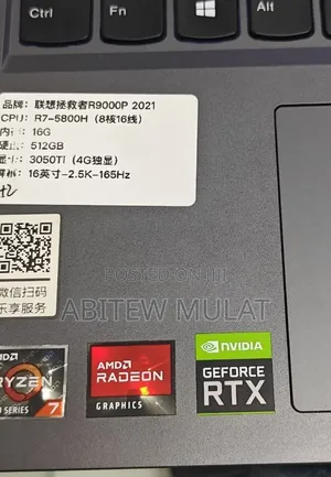 New Lenovo Legion Y7000P IRX9 Gaming Laptop 16GB AMD Ryzen 7 SSD 512GB