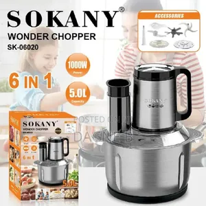 Onion Chopper Meat Chopper Sokany የስጋ እና ሽንኩርት መፍጫ