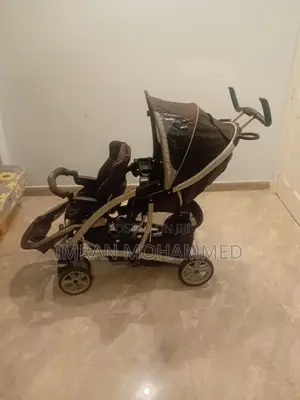 2 Kids Stroller 2-በ-1 ጋሪ