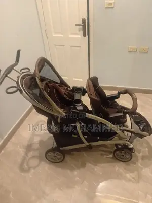 2 Kids Stroller 2-በ-1 ጋሪ