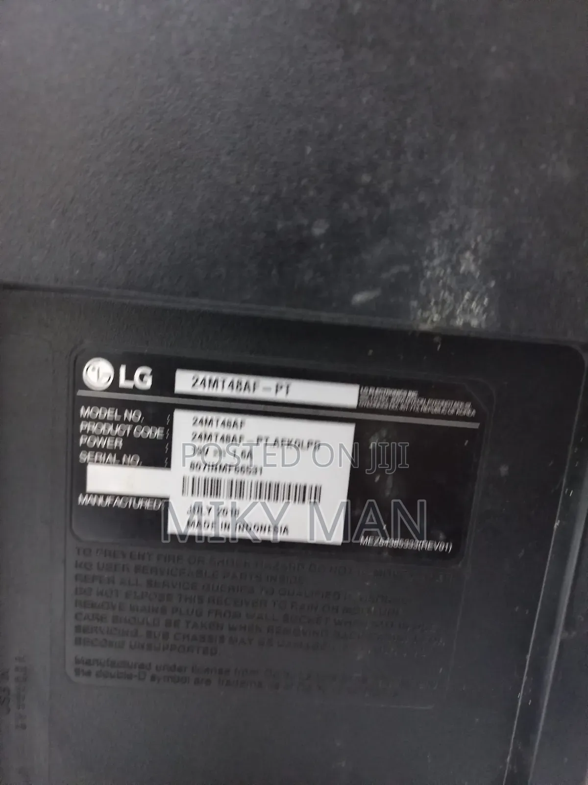 24 Inch LG TV ,Slightly Used