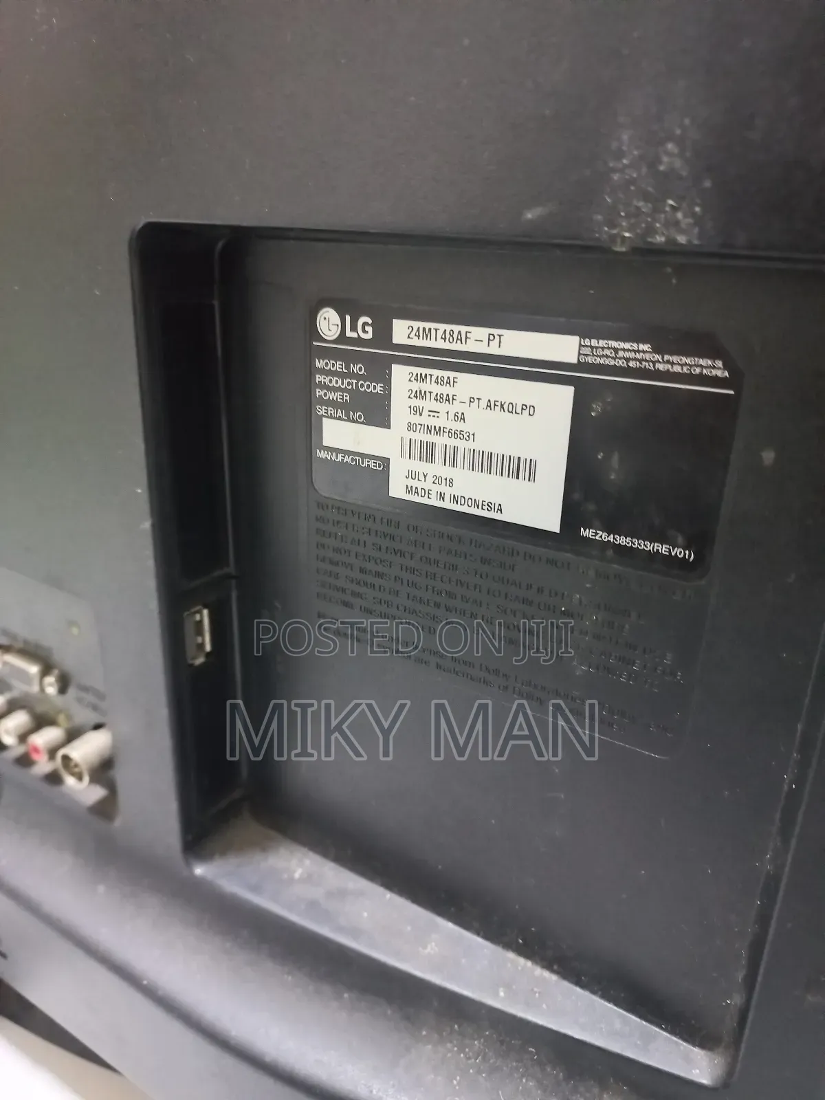 24 Inch LG TV ,Slightly Used
