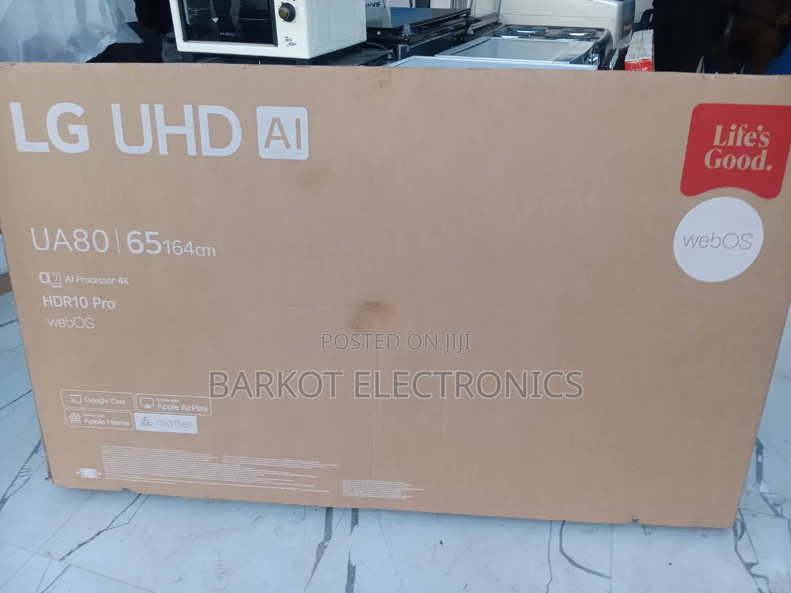LG Uhd Al Smart TV Lifes Good Ua80 Model Framless 2026 Hifi Speaker