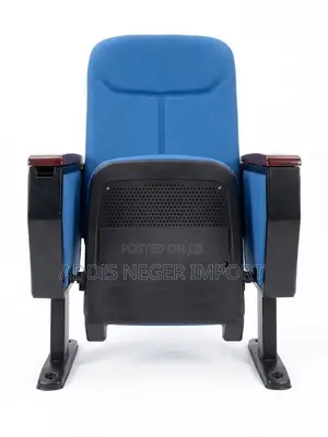 Premium Blue Auditorium Cinema Seating Chair