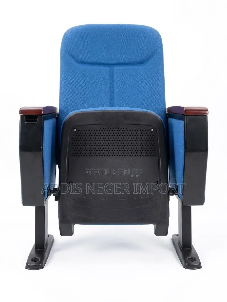 Premium Blue Auditorium Cinema Seating Chair