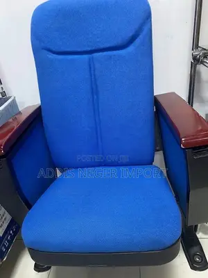 Premium Blue Auditorium Cinema Seating Chair