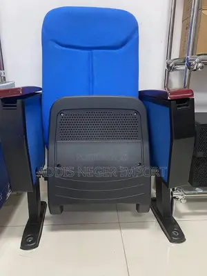 Premium Blue Auditorium Cinema Seating Chair