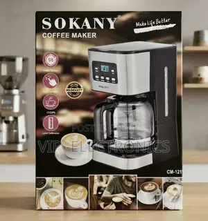 SOKANY Coffee Maker CM-12E – 12-Cup Programmable Coffee Machine