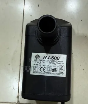 Faunten Electrical Pump የውሀ ፋውንቴን ፓምፕ Model HJ-600 60w 3/4"