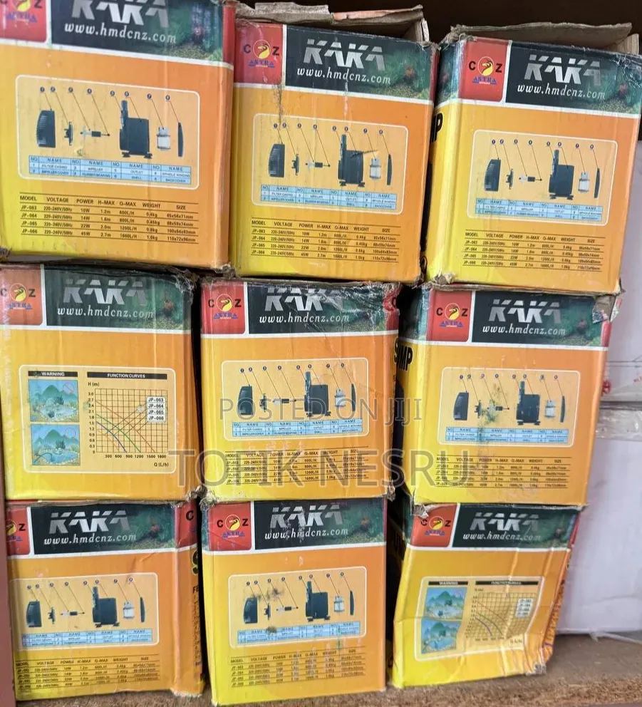 Faunten Electrical Pump የውሀ ፋውንቴን ፓምፕ Model HJ-600 60w 3/4"