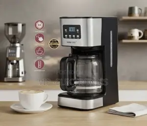 SOKANY Coffee Maker. 12-Cup Designed With a Stylish Stainless-Steel