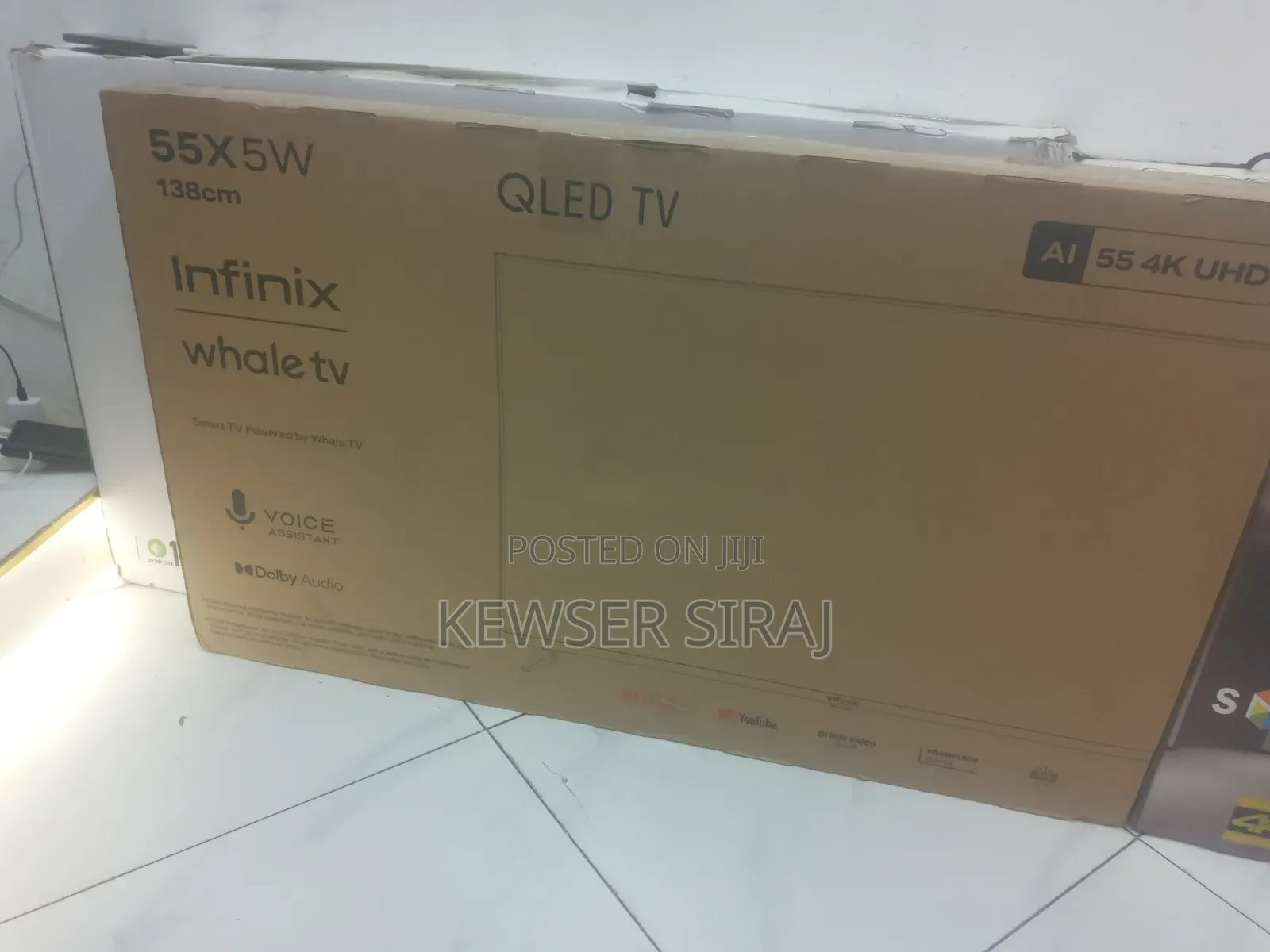 Infinix TV 55inch Qled Smart Android