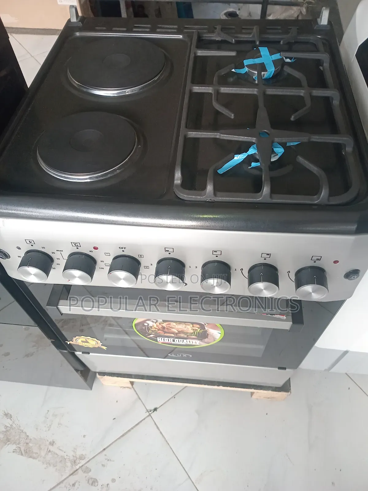Lux Free Standing Oven 60by 60c 4.electric