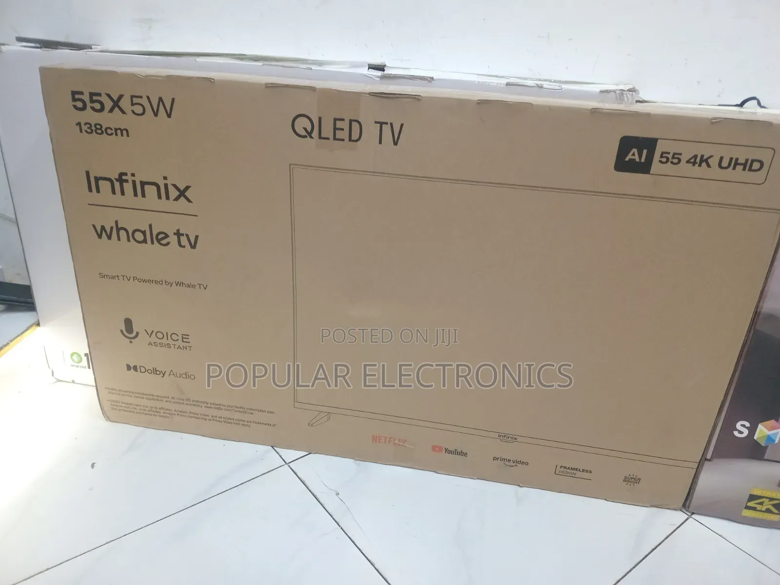 Infinix TV 55inchi Qled Smart Android TV