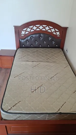 Bed 120 Cm + Mattress አልጋ 120 ሴ.ሜ + ፍራሽ