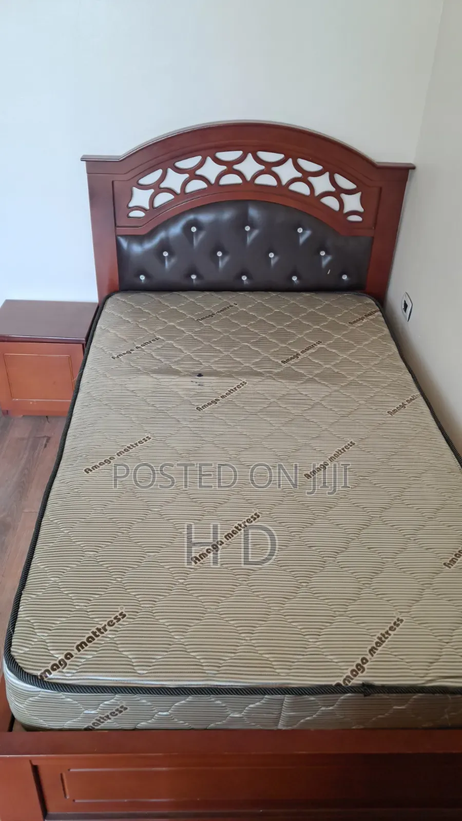Bed 120 Cm + Mattress አልጋ 120 ሴ.ሜ + ፍራሽ