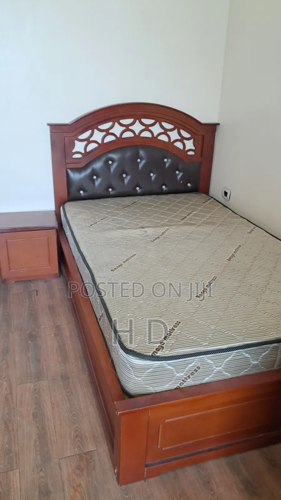 Bed 120 Cm + Mattress አልጋ 120 ሴ.ሜ + ፍራሽ