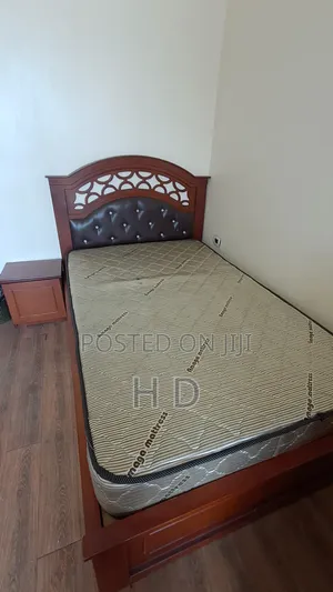 Bed 120 Cm + Mattress አልጋ 120 ሴ.ሜ + ፍራሽ