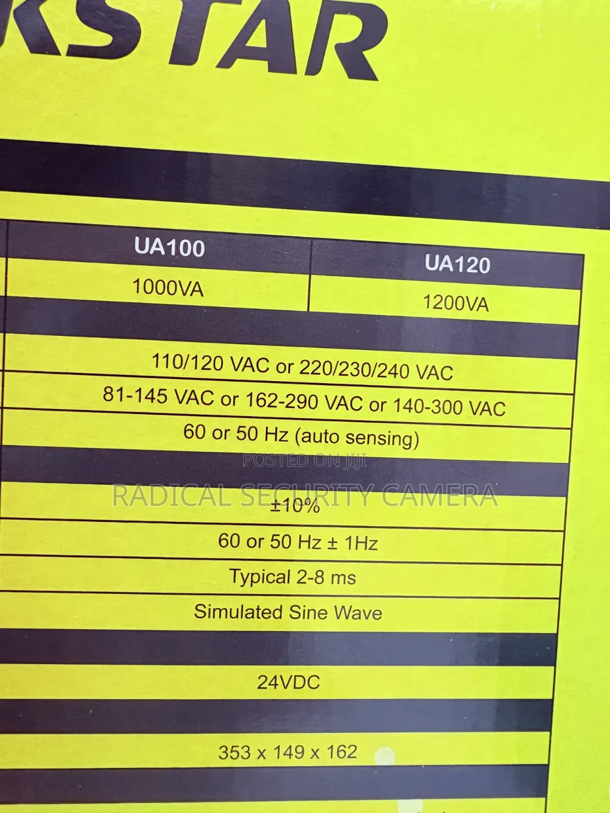 Kstar Ups 1000va 1200va Battery Backup Computer Office Ups 220v
