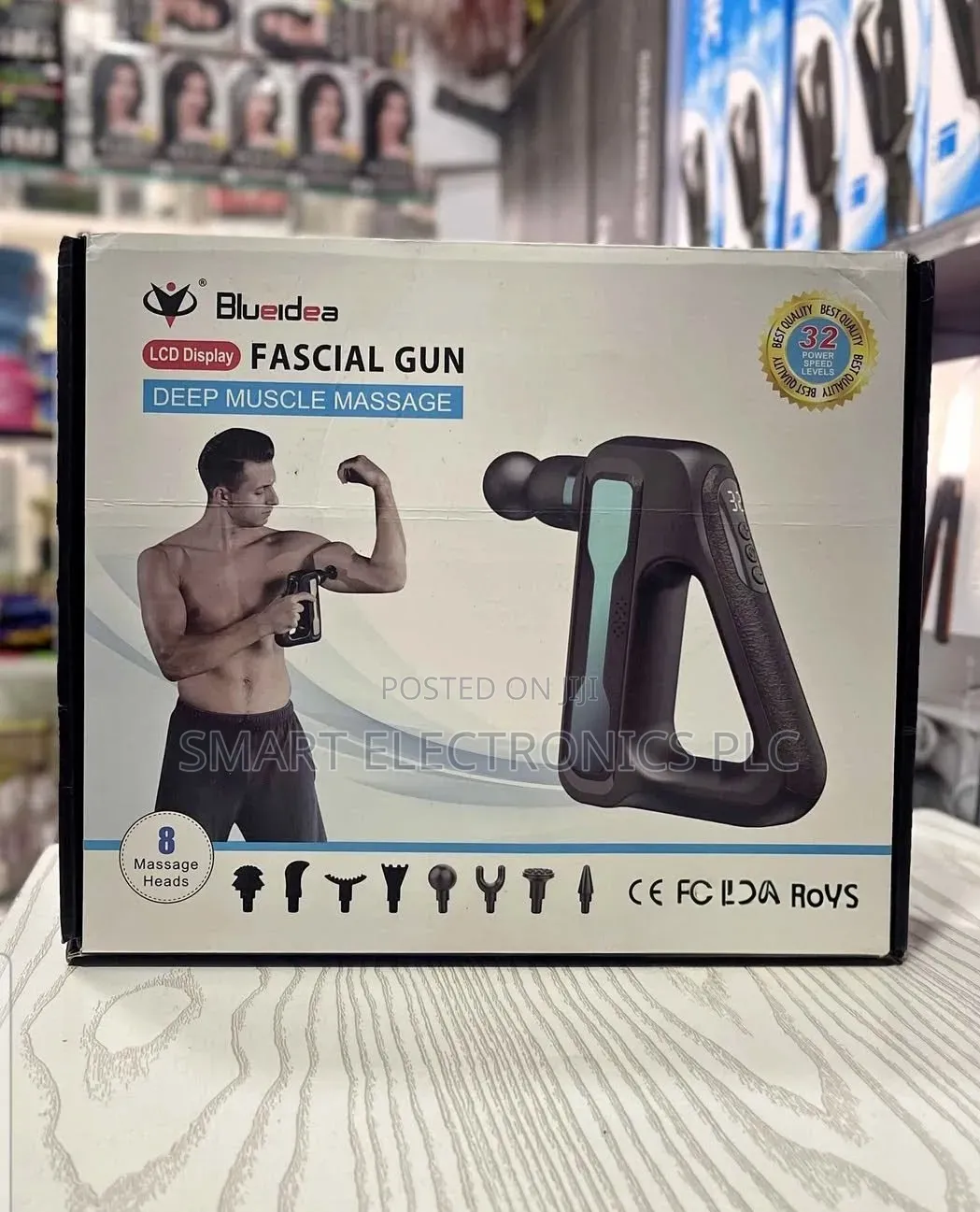 Blueidea BLD-888 Is a Professional Handheld Percussion Massage Gun