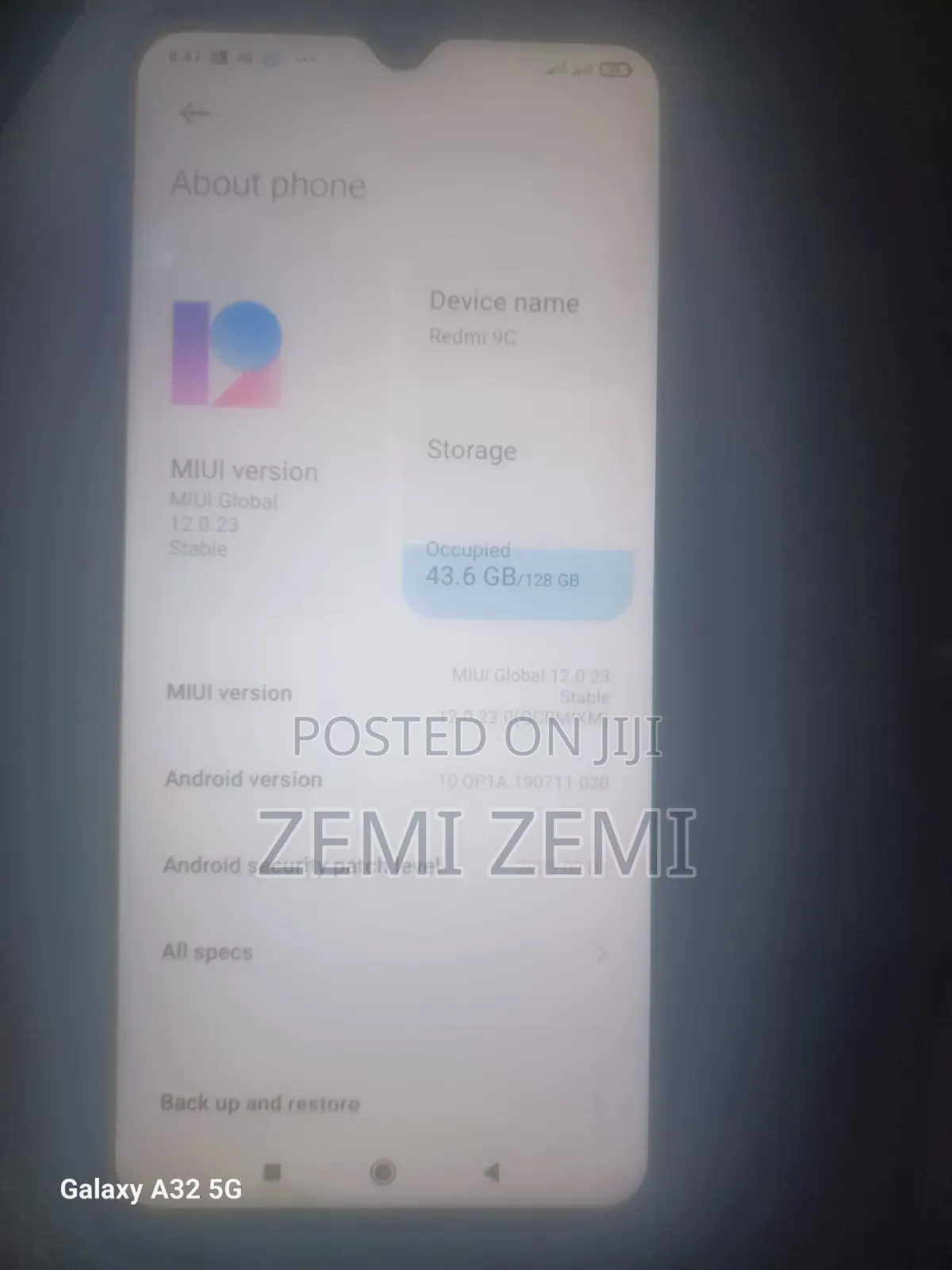 Xiaomi Redmi 9C 128 GB Gray