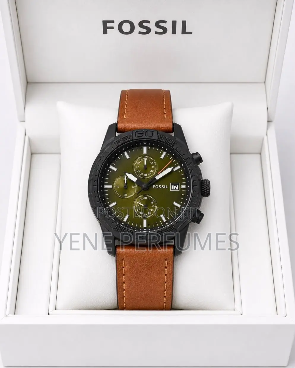 Fossil Leather Strap Men's Watches