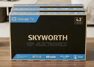 SKYWORTH 43 Inch TV Frameless Google TV – Smart LED Television