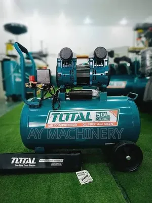 Total Silent Air Compressor 50litre ድምፅ አልባ ኮምፕረሰር