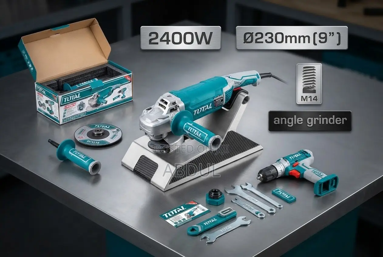 Original TOTAL Angle Grinder 2400w