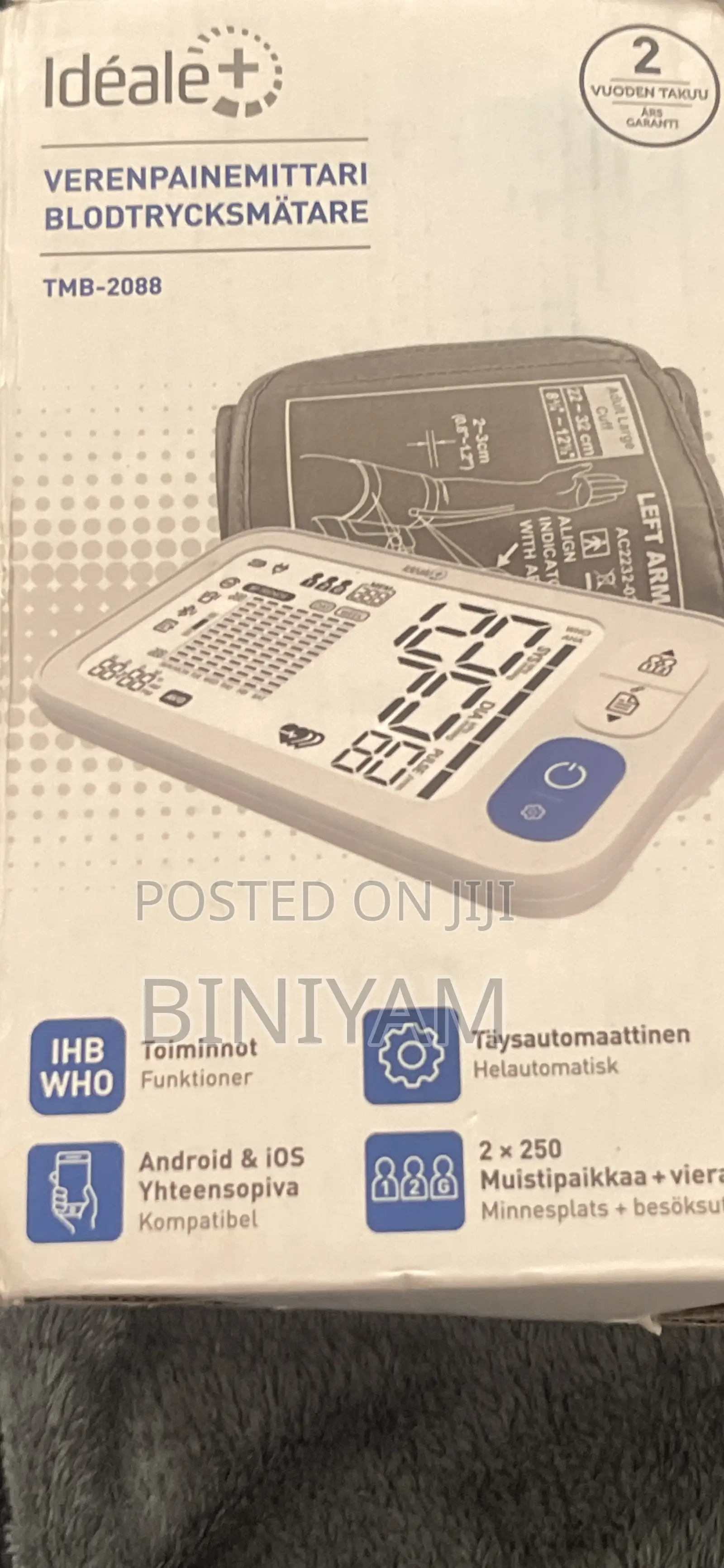 Ideal Blood Pressure Monitor Made in Germany