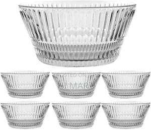 7pcs Top Quality Ice Cream and Fruit Glass Cup