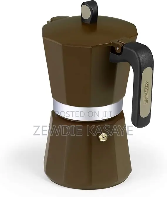 MONIX Moka Pot 12 Cups- ሞኒክስ የስፐይን የቡና ማፍያ 12 ሲኒ